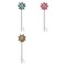 Meadowcreek Meadow Creek Multicolored Metal 33 in. H Outdoor Garden Stake ZAC47M2178 - alternate 1